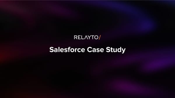 Salesforce Case Study [COPY] - Page 1