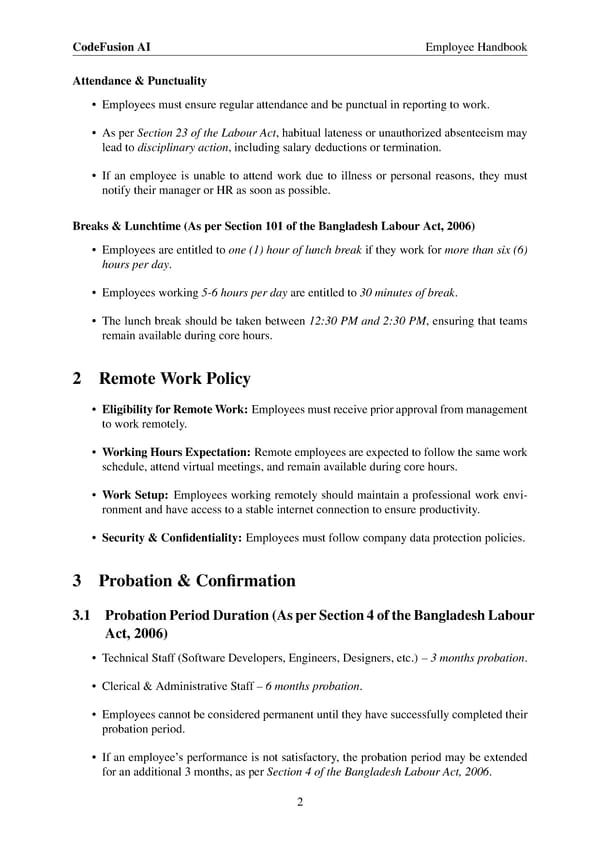 Code Fusion AI Employee Handbook - Page 5