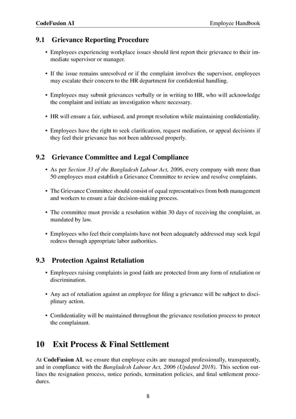Code Fusion AI Employee Handbook - Page 11